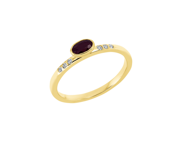Brogle Classic ruby ring