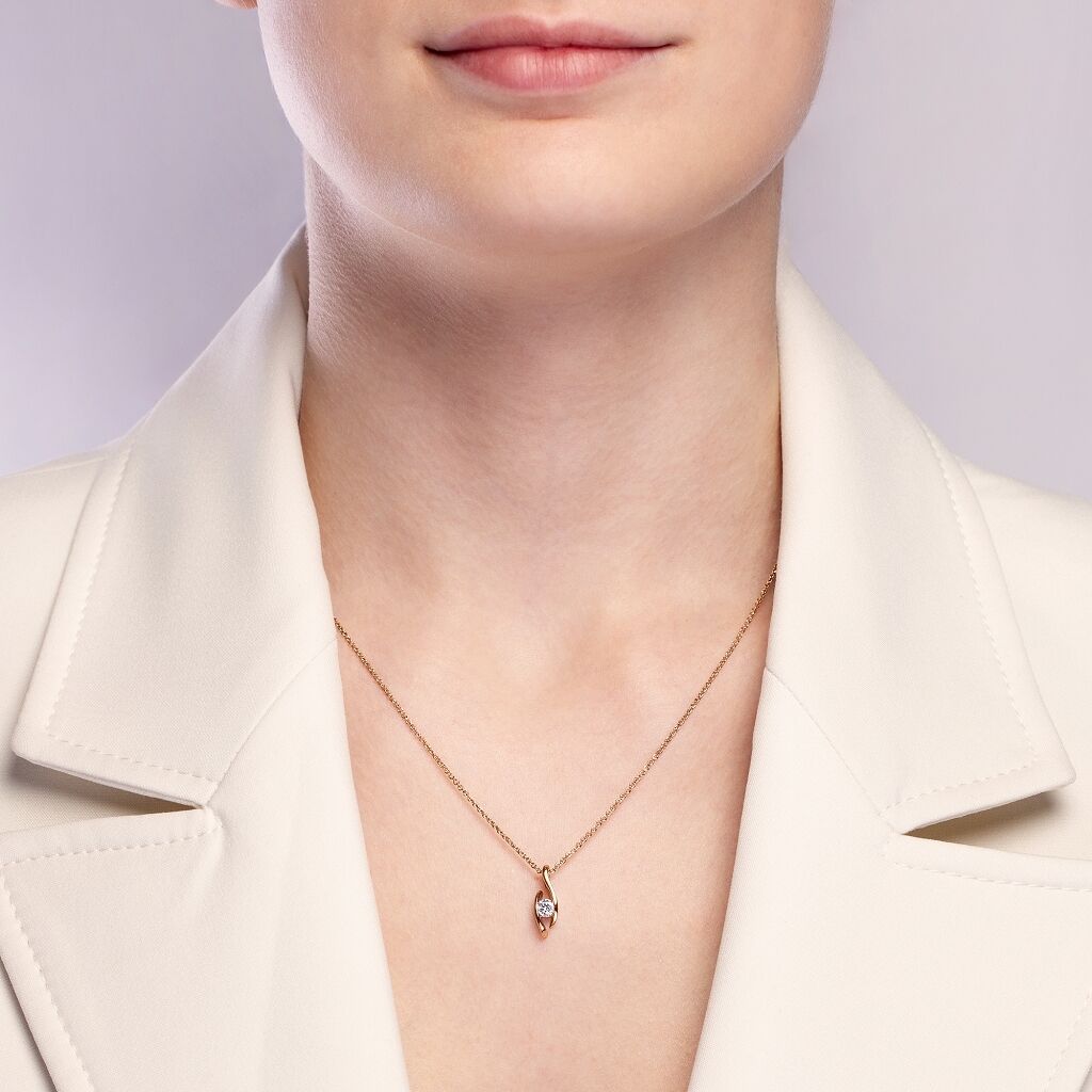 Brogle Selection Promise Necklace with Pendant Brogle Selection Promise Necklace with Pendant