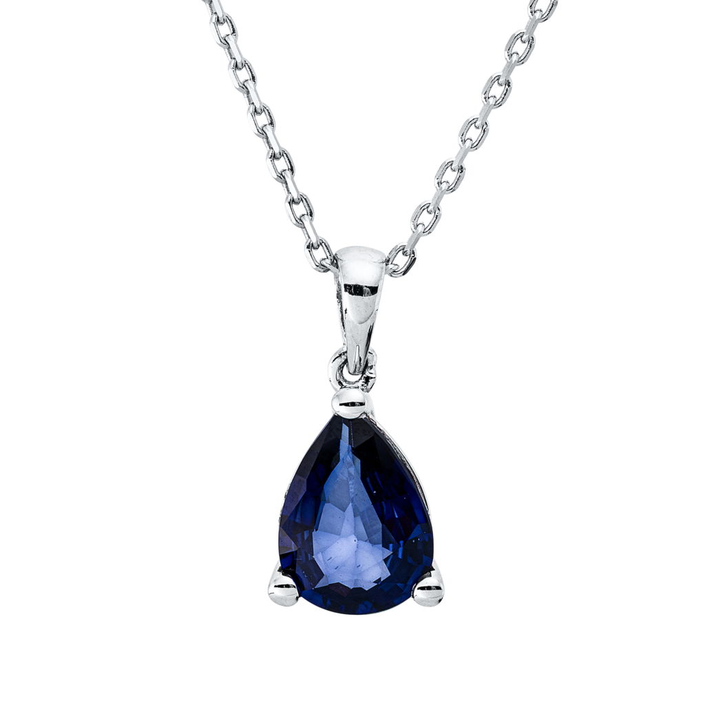 Brogle Classic necklace with sapphire pendant