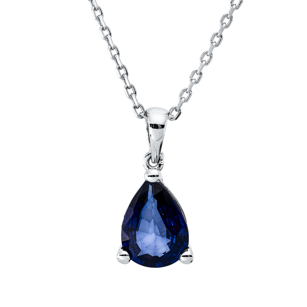 Brogle Classic necklace with sapphire pendant