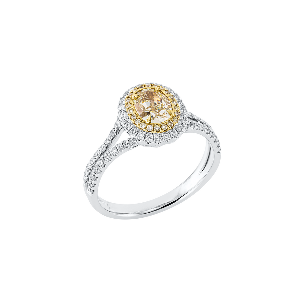 Brogle Selection Bicolor diamond ring Brogle Selection Bicolor diamond ring