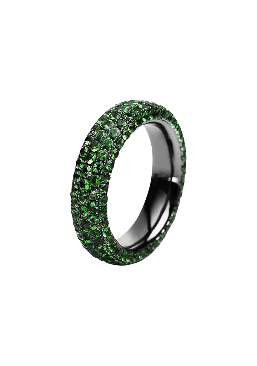 Brogle Classic tsavorite ring