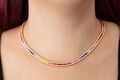 Brogle Selection sapphire necklace Rainbow Brogle Selection sapphire necklace Rainbow
