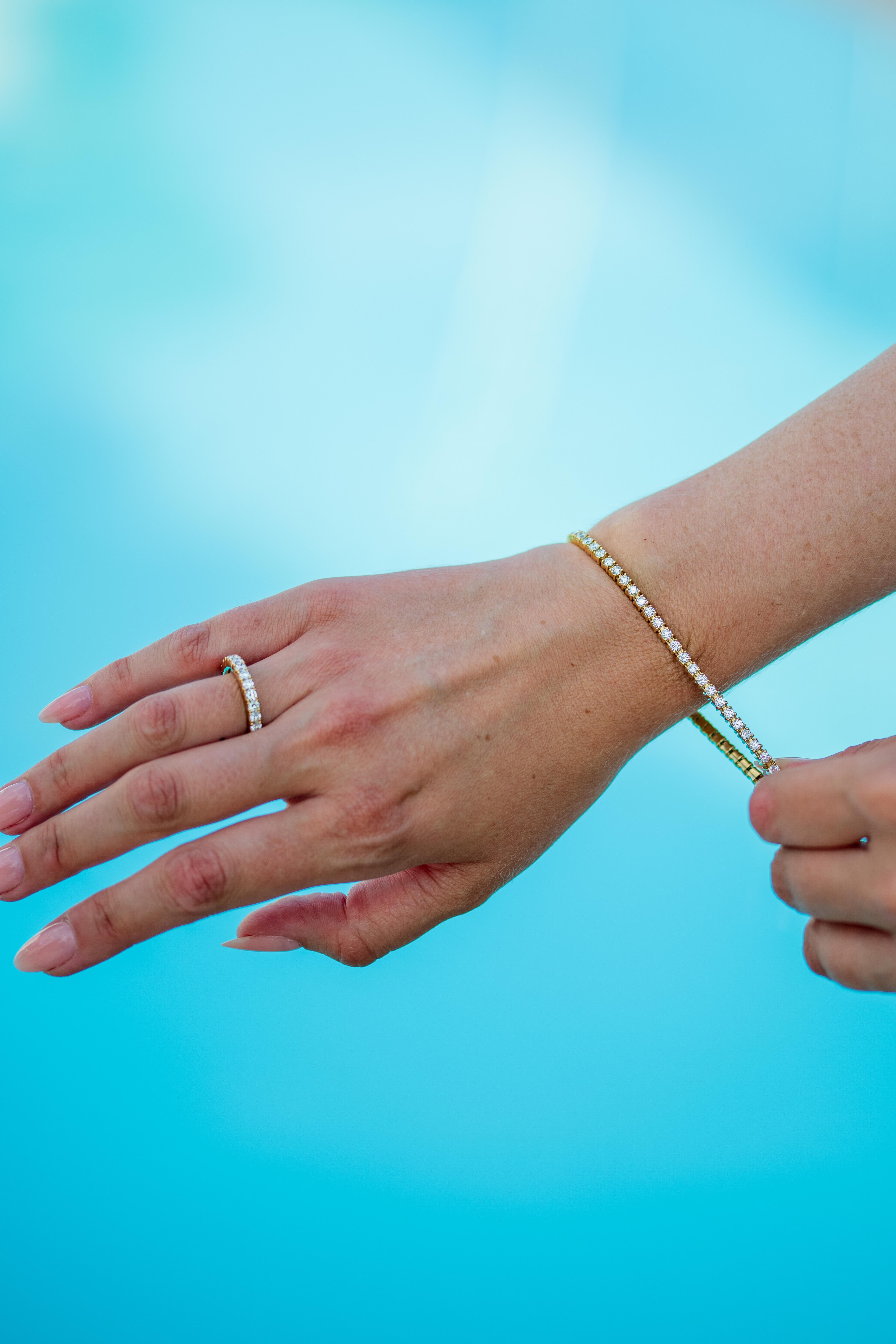 Brogle Selection flexible tennis bracelet Brogle Selection flexible tennis bracelet