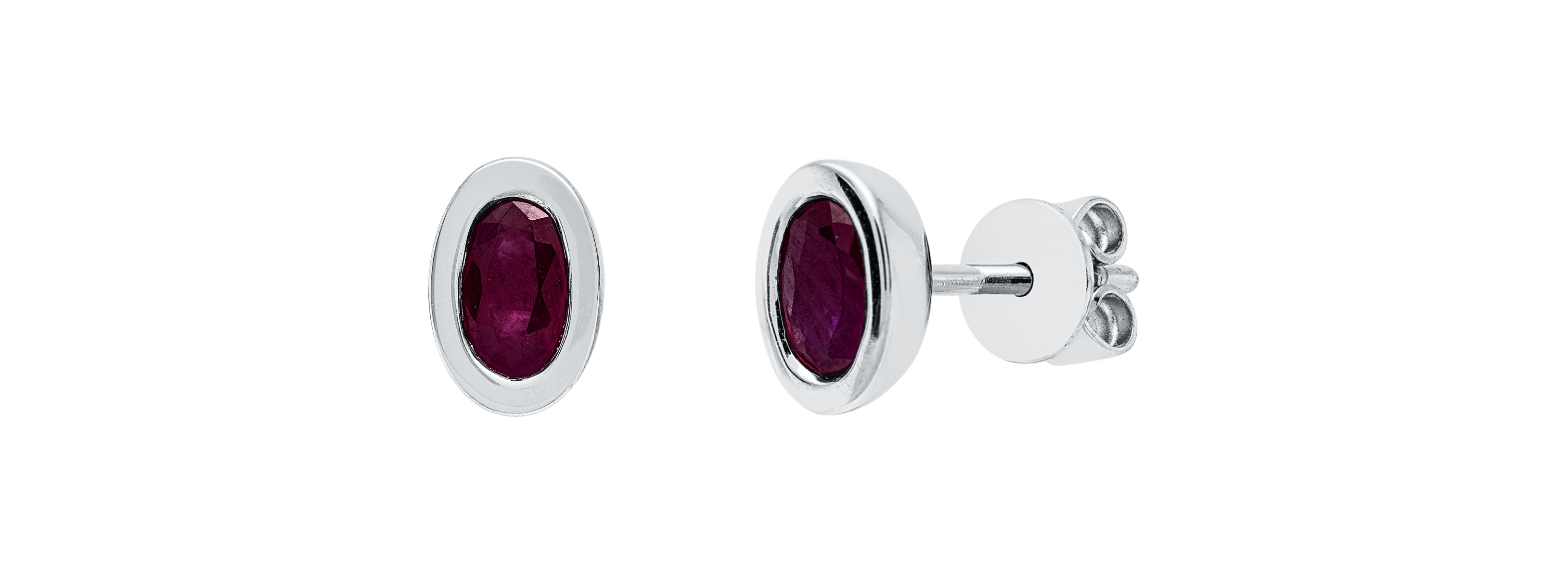 Brogle Classic ruby stud earrings Brogle Classic ruby stud earrings