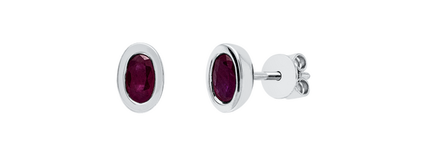Brogle Classic ruby stud earrings Brogle Classic ruby stud earrings