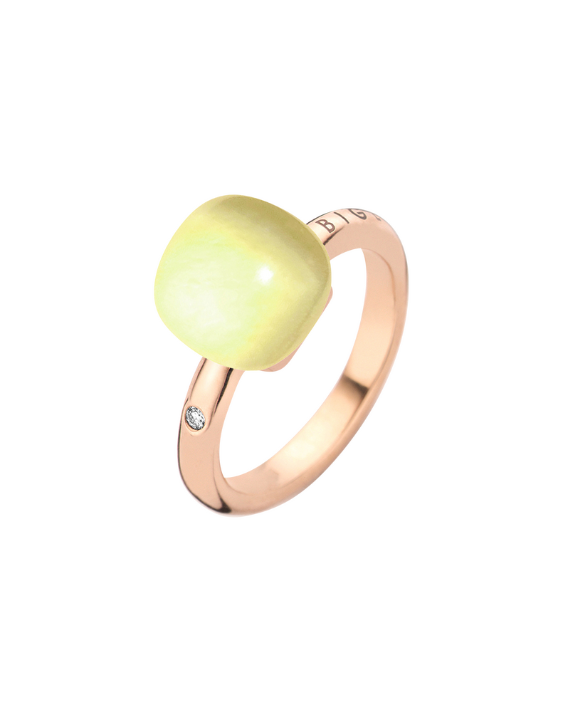 Bigli Mini Sweety Zitronenquarz Ring