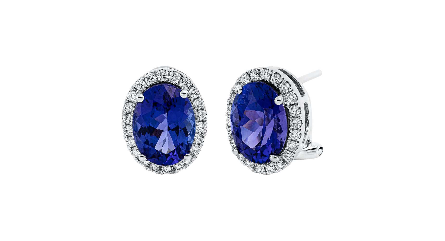 Brogle Selection tanzanite creoles Brogle Selection tanzanite creoles