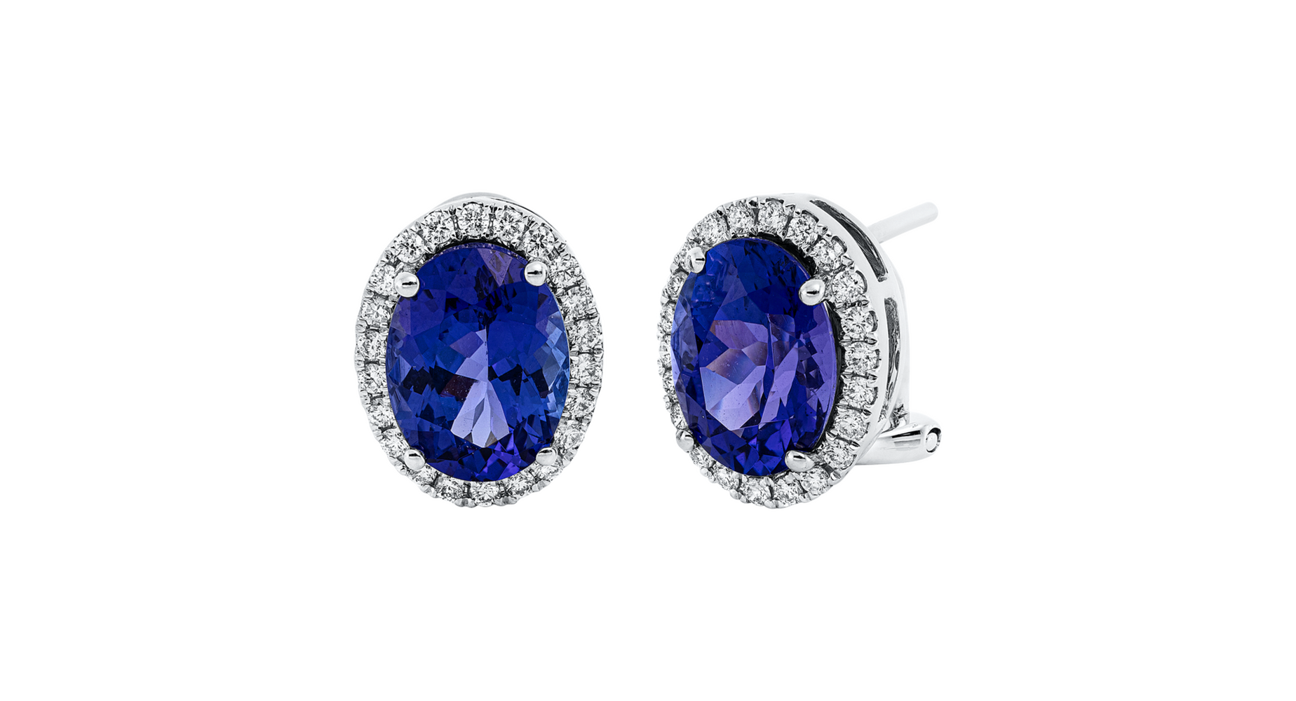 Brogle Selection tanzanite creoles Brogle Selection tanzanite creoles