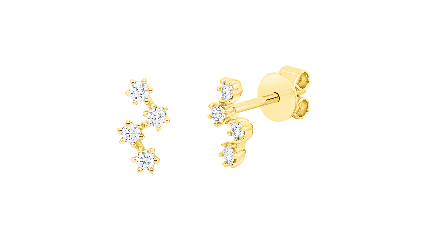 Brogle Classic diamond stud earrings