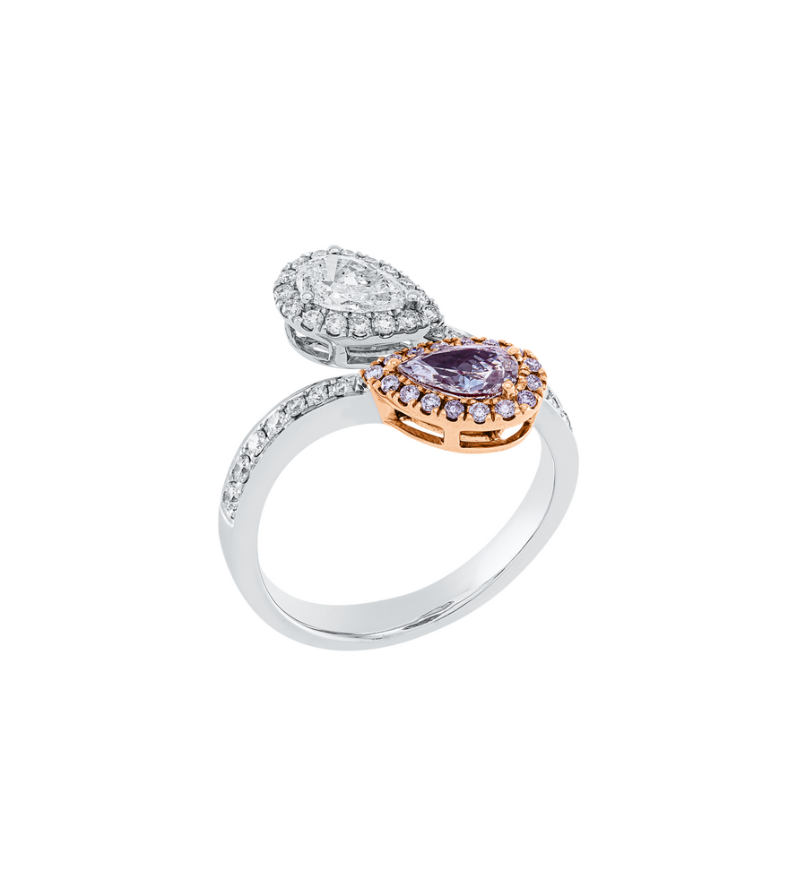 Brogle Selection Bicolor diamond ring