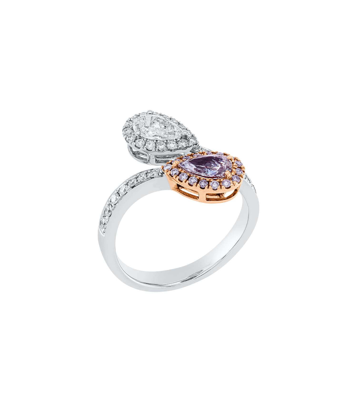 Brogle Selection Bicolor diamond ring Brogle Selection Bicolor diamond ring