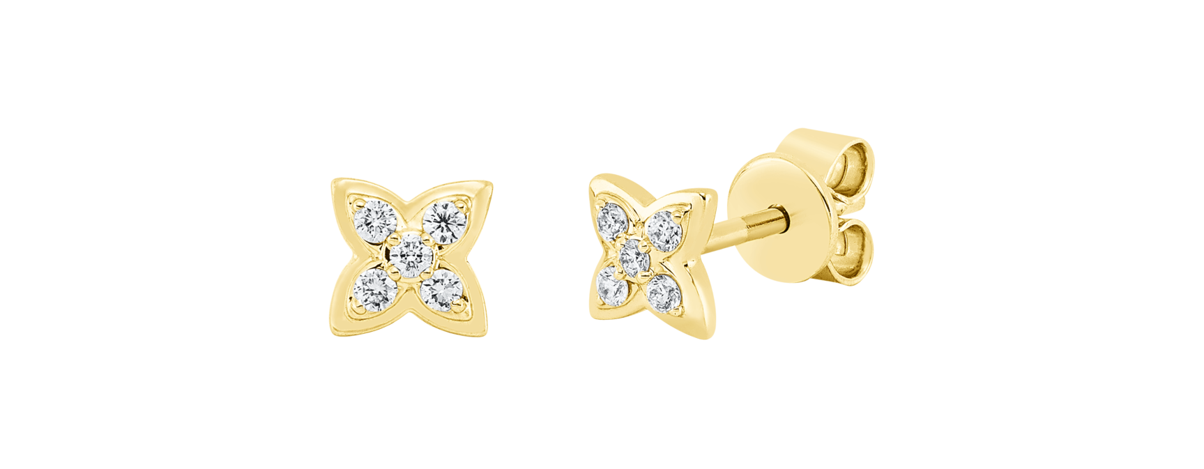 Brogle Classic diamond stud earrings