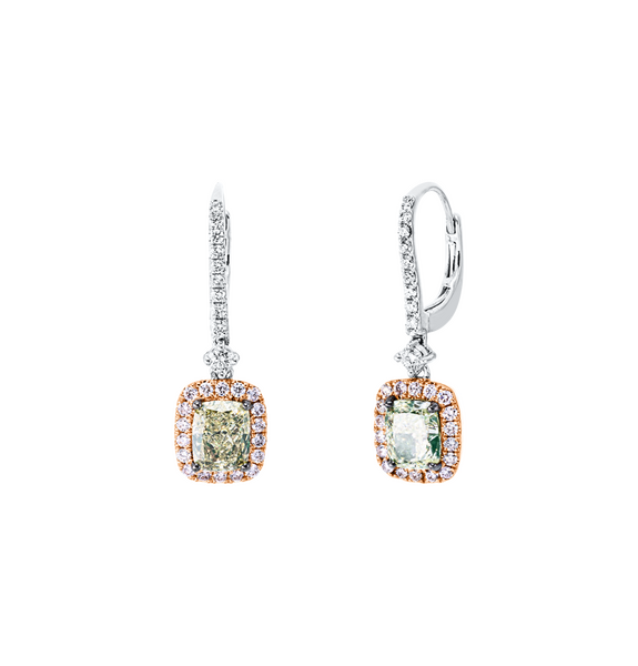 Brogle Selection Bicolor Diamantohrhänger