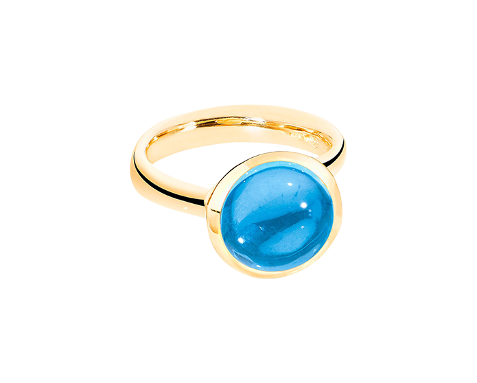 Tamara Comolli Bouton Swiss-Topaz L Ring Tamara Comolli Bouton Swiss-Topaz L Ring