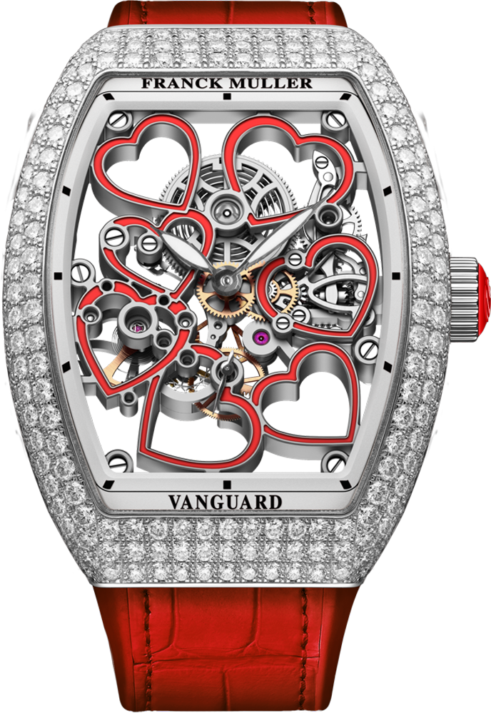 Franck Muller Vanguard Heart Skeleton 42,3 x 32mm
