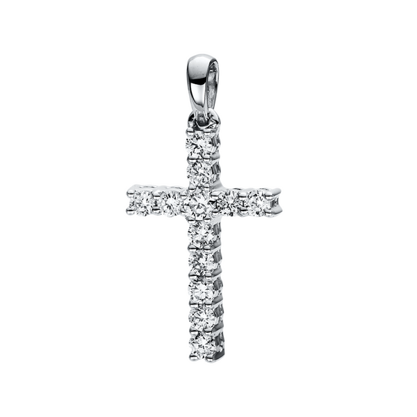 Brogle Selection Spirit cross pendant with diamonds