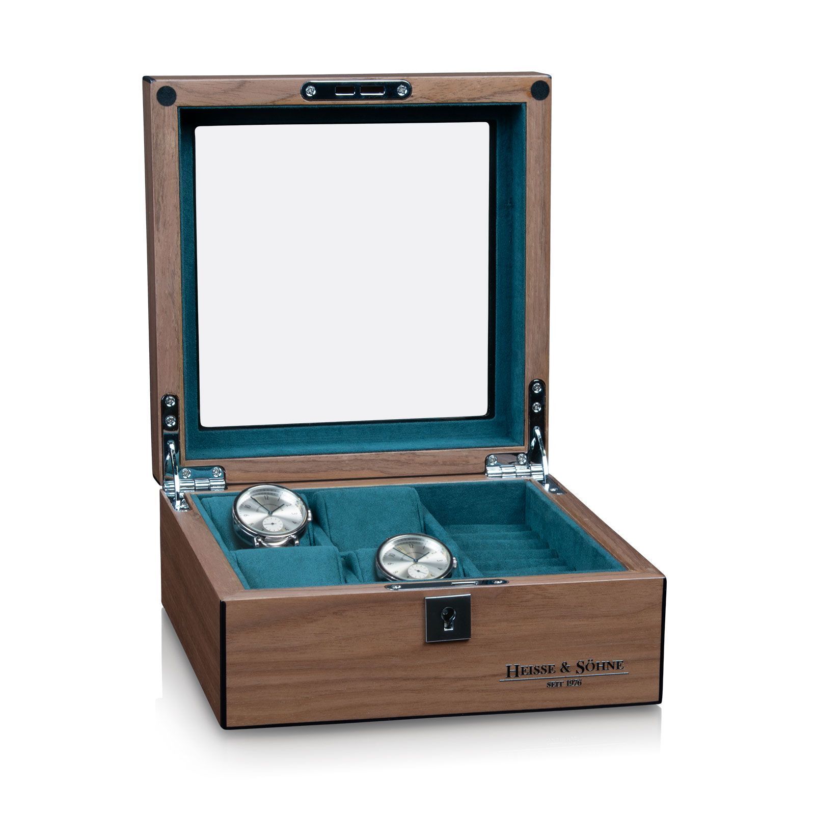Heisse & Söhne Uhrenbox Borneaux 4+ Heisse & Söhne Uhrenbox Borneaux 4+