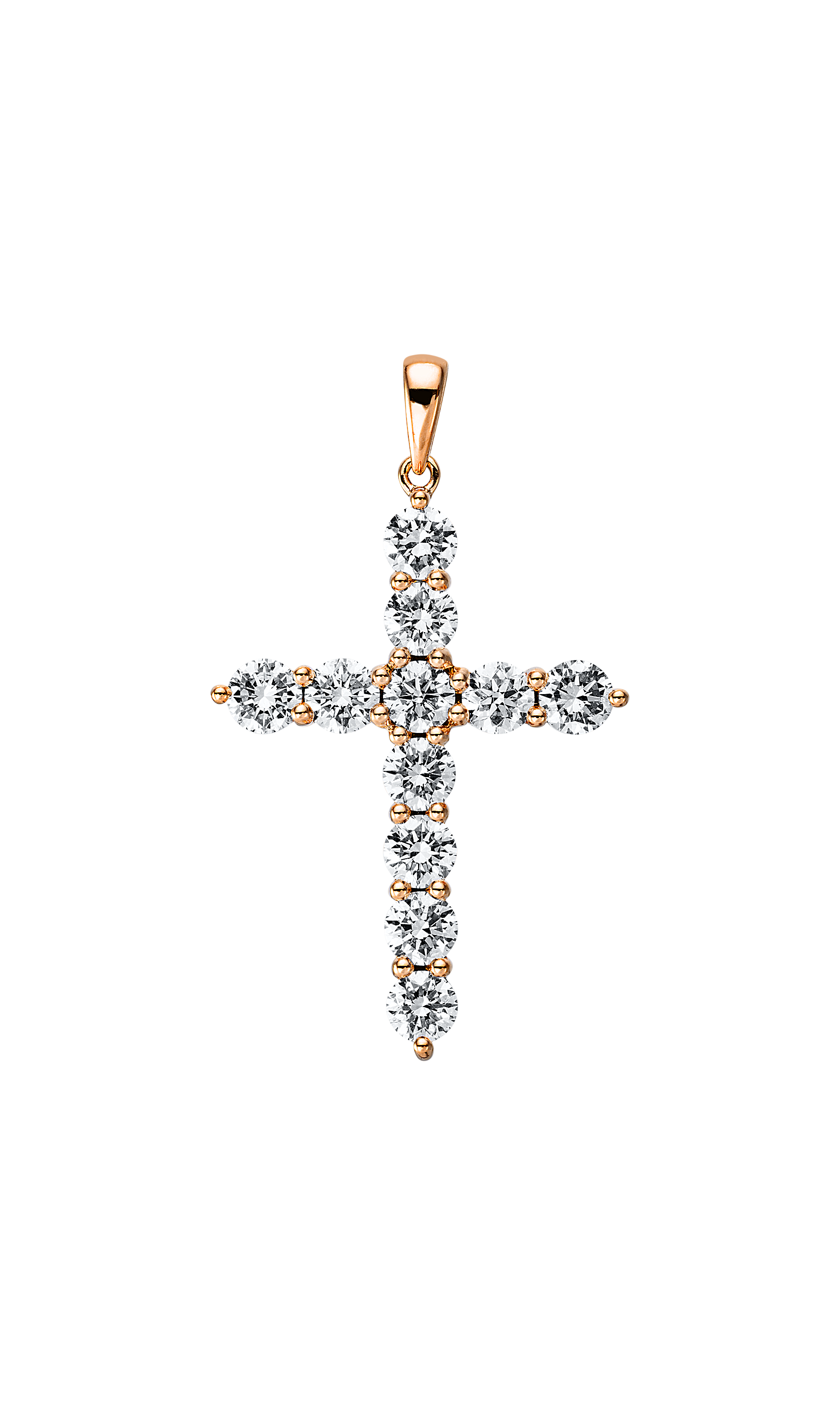 Brogle Selection Kreuzanhänger mit Diamanten Brogle Selection Kreuzanhänger mit Diamanten