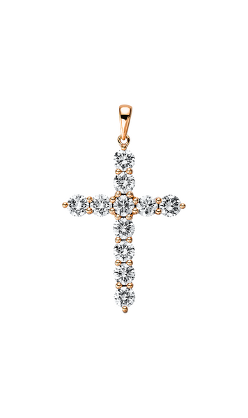 Brogle Selection Kreuzanhänger mit Diamanten Brogle Selection Kreuzanhänger mit Diamanten
