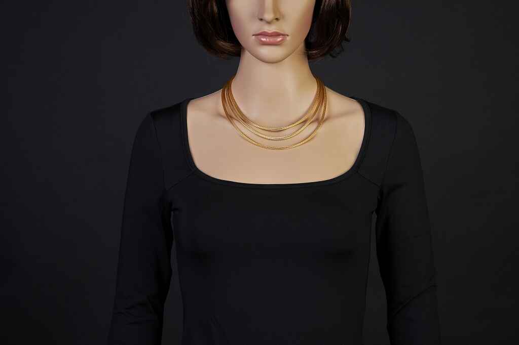 Brogle Classic Knit Gold Chain 3mm