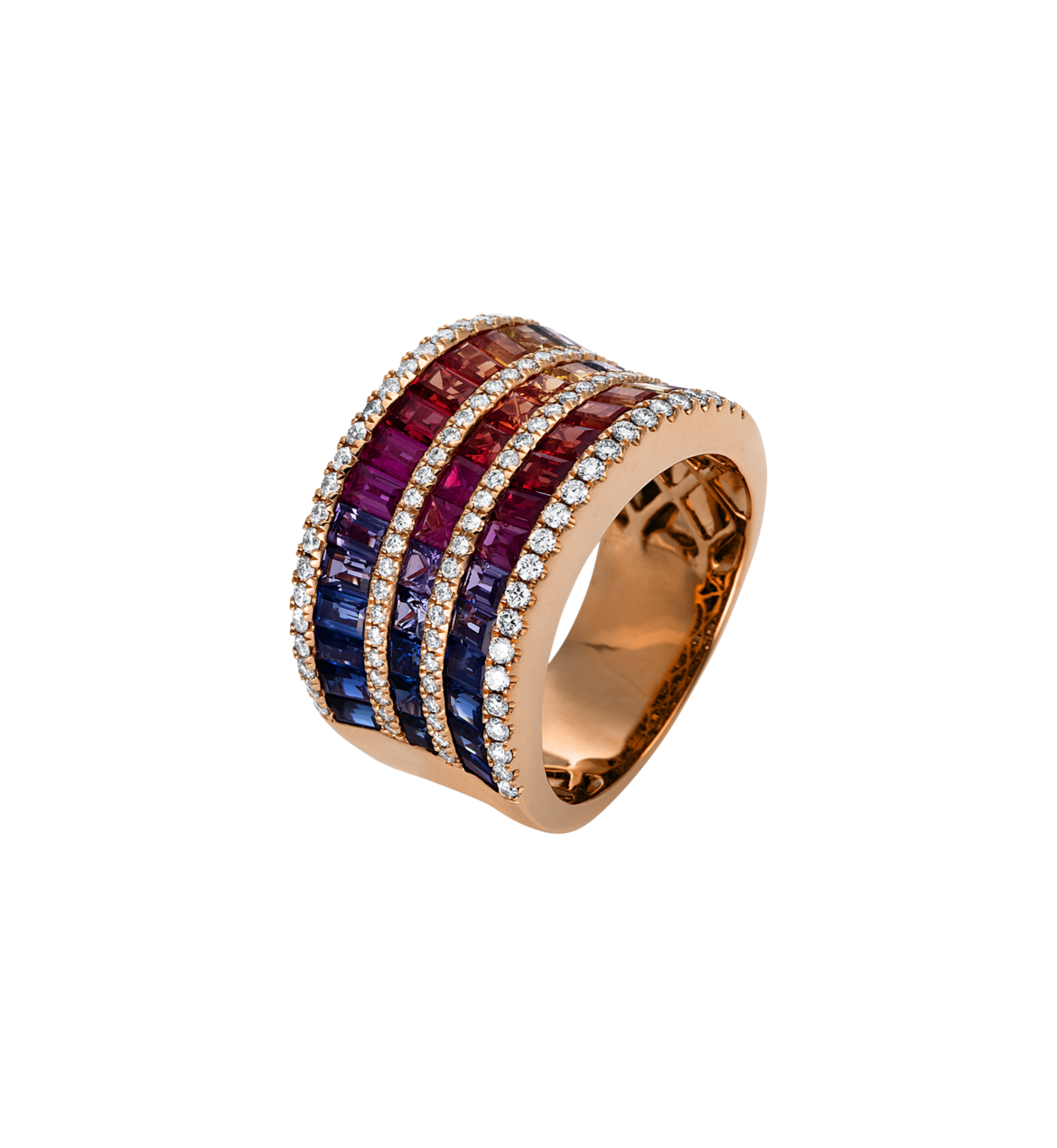 Brogle Selection sapphire ring Rainbow