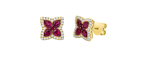 Brogle Selection ruby stud earrings Brogle Selection ruby stud earrings