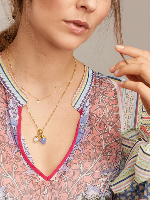 Tamara Comolli Mikado Bouquet blauer Chalcedon Anhänger Tamara Comolli Mikado Bouquet blauer Chalcedon Anhänger