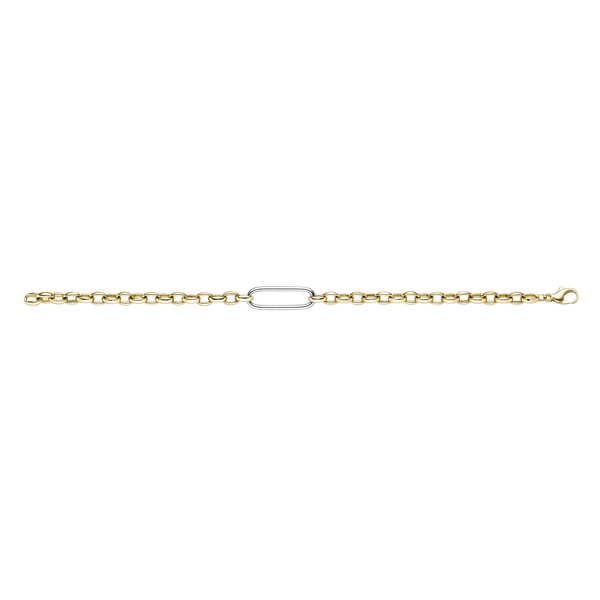 Brogle Classic Bicolor fancy bracelet 5mm