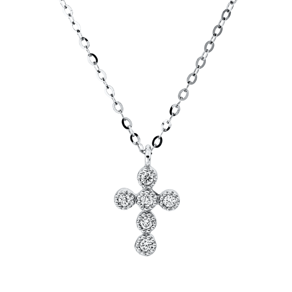 Brogle Classic Kette mit Diamantkreuz Brogle Classic Kette mit Diamantkreuz