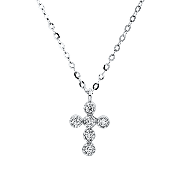 Brogle Classic Kette mit Diamantkreuz Brogle Classic Kette mit Diamantkreuz