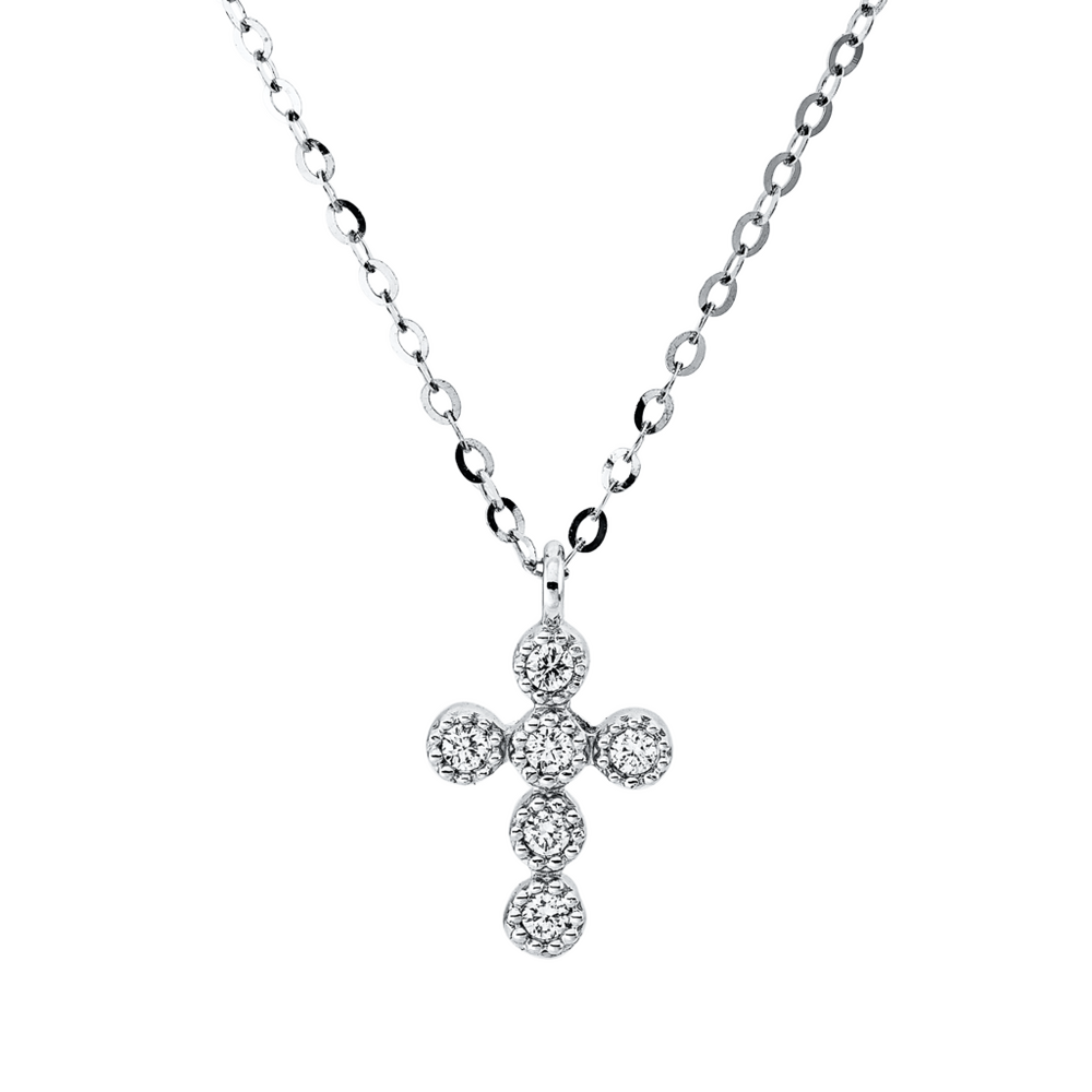 Brogle Classic Kette mit Diamantkreuz Brogle Classic Kette mit Diamantkreuz