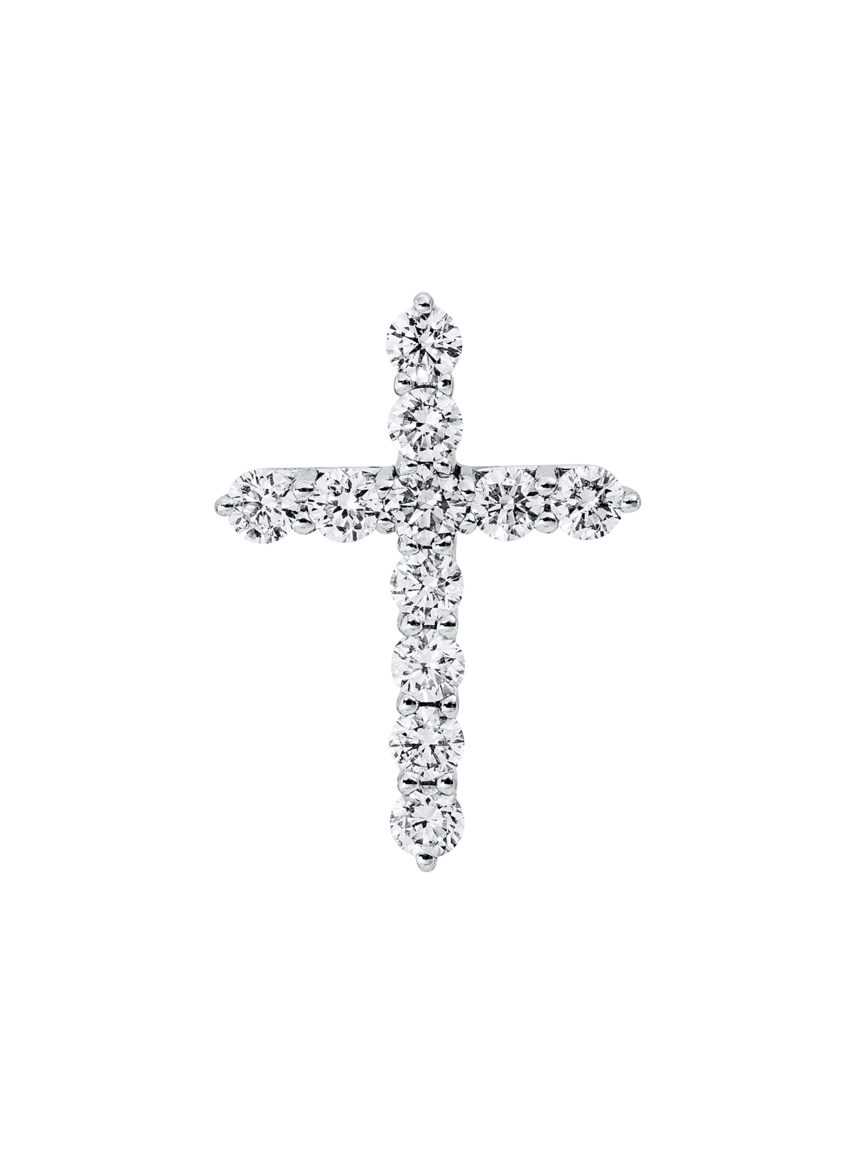Brogle Classic cross pendant with diamonds