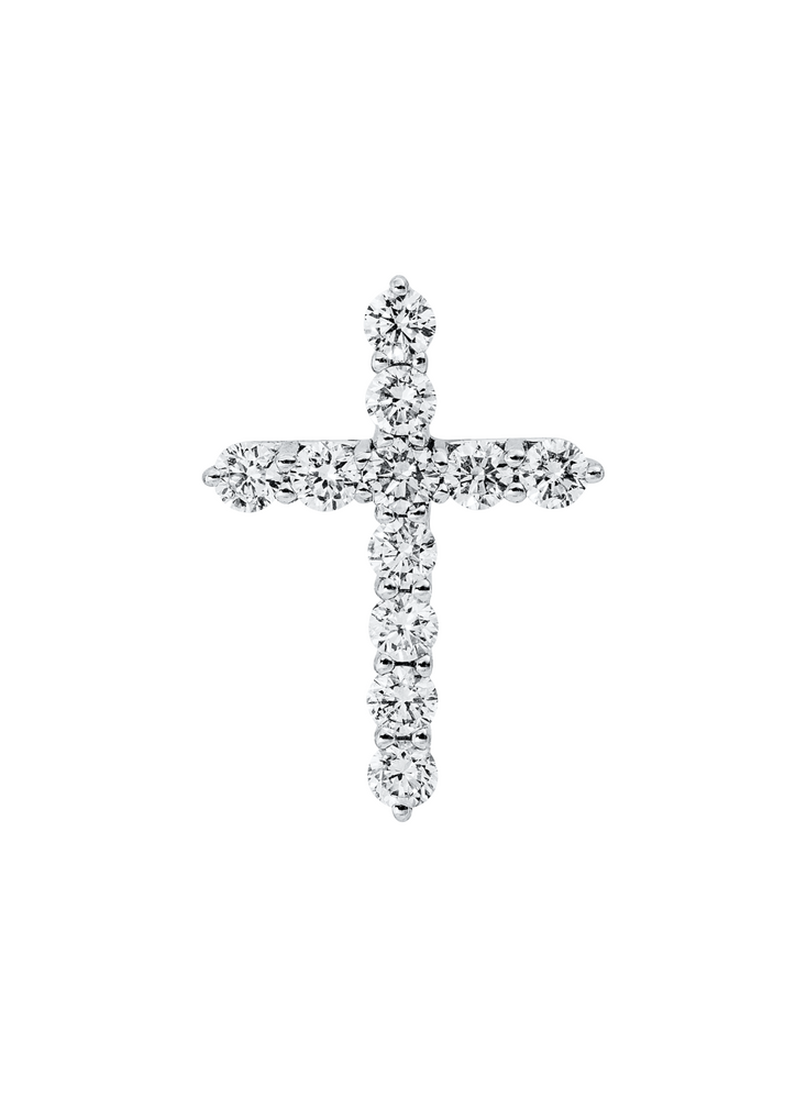 Brogle Classic cross pendant with diamonds