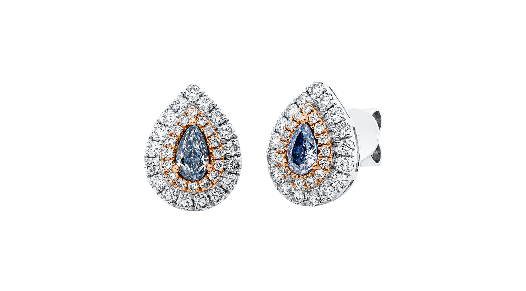 Brogle Selection Bicolor Diamantohrstecker Brogle Selection Bicolor Diamantohrstecker