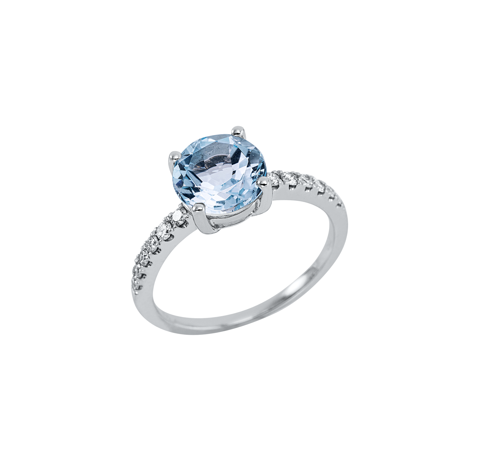 Brogle Classic Sky topaz ring