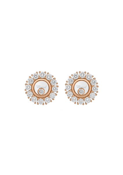 Chopard Happy Diamonds Icons Round stud earrings