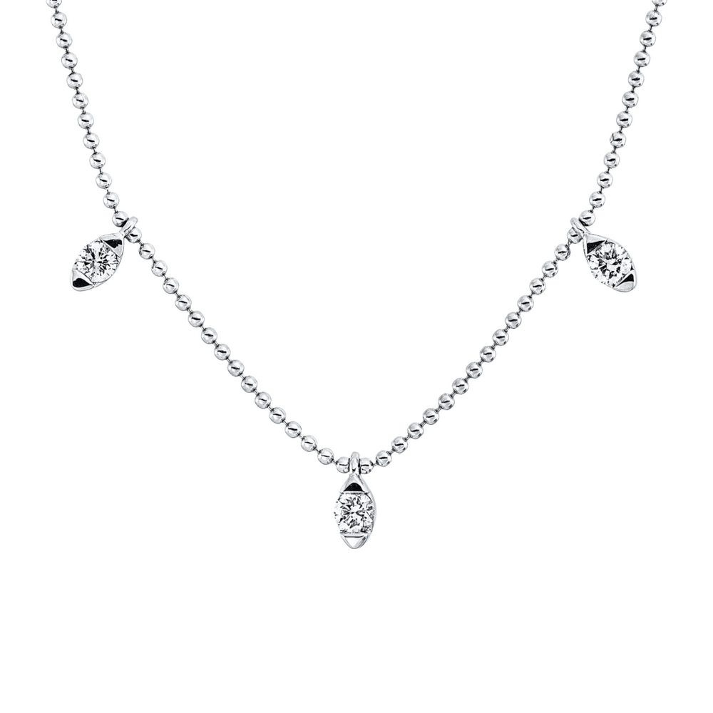 Brogle Classic necklace with diamond pendant Brogle Classic necklace with diamond pendant