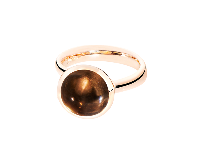Tamara Comolli Bouton Rauchquarz L Ring Tamara Comolli Bouton Rauchquarz L Ring