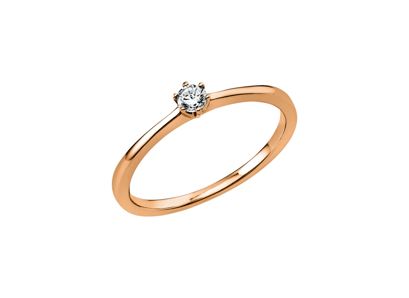 Brogle Selection solitaire ring Luisa up to 0.25 carat Brogle Selection solitaire ring Luisa up to 0.25 carat