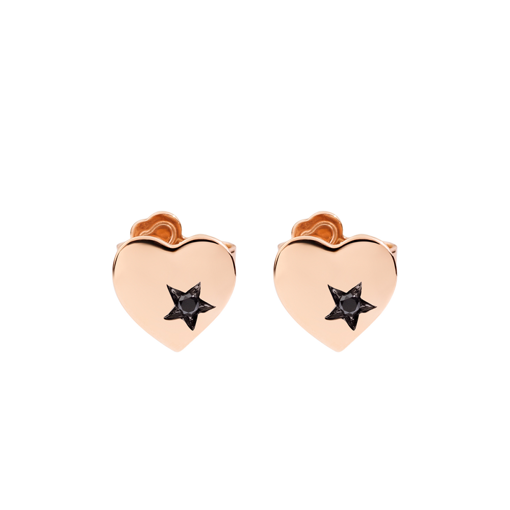 Dodo heart stud earrings