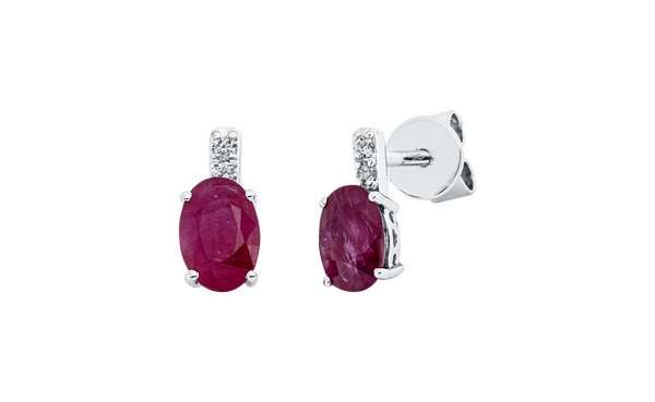 Brogle Classic ruby stud earrings Brogle Classic ruby stud earrings