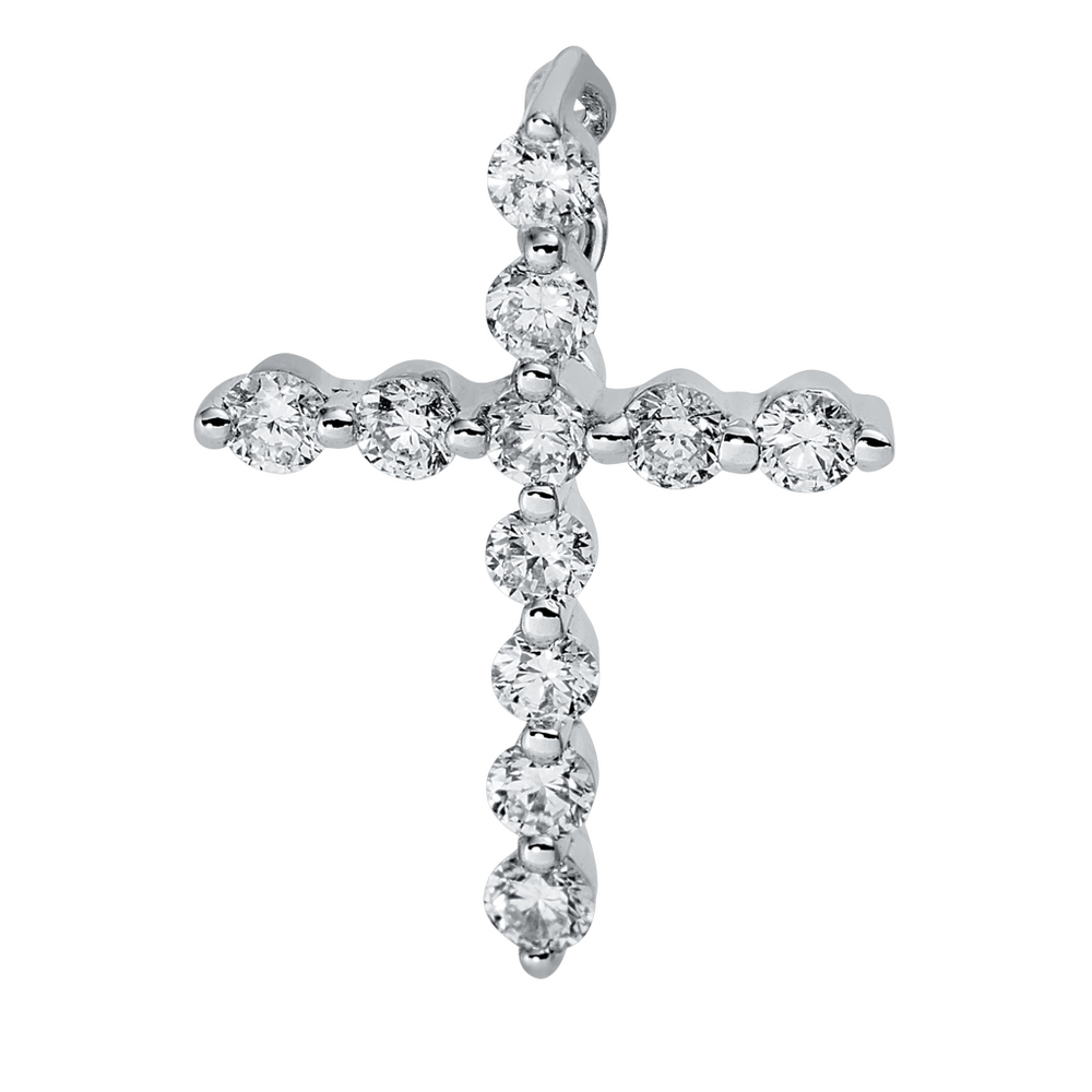 Brogle Selection Spirit cross pendant with diamonds