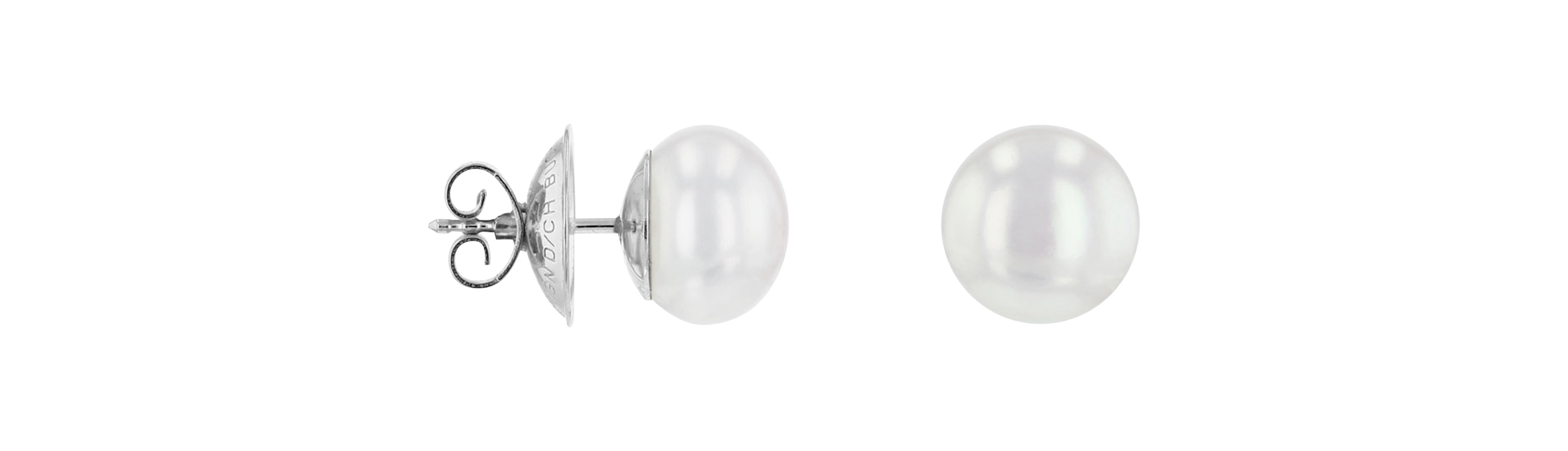 Brogle Classic freshwater pearl stud earrings
