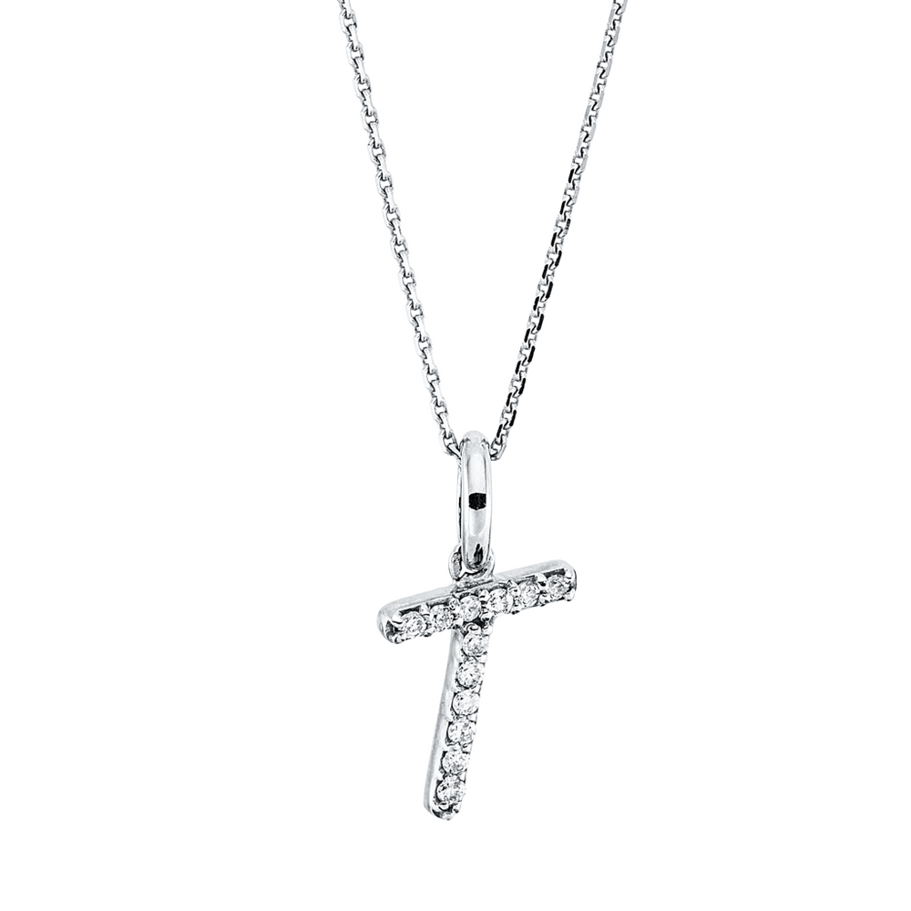 Brogle Selection Spirit letter T necklace with pendant