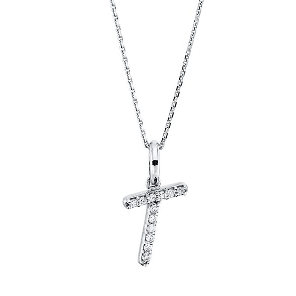 Brogle Selection Spirit letter T necklace with pendant