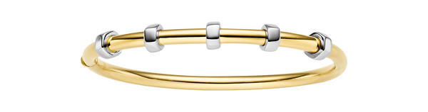 Brogle Classic Bicolor Goldarmreif 4mm Brogle Classic Bicolor Goldarmreif 4mm
