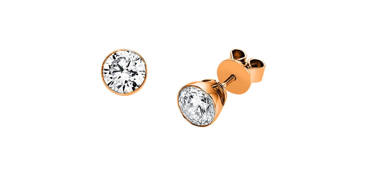Brogle solitaire ear studs Sophie from 1.4 carat Brogle solitaire ear studs Sophie from 1.4 carat
