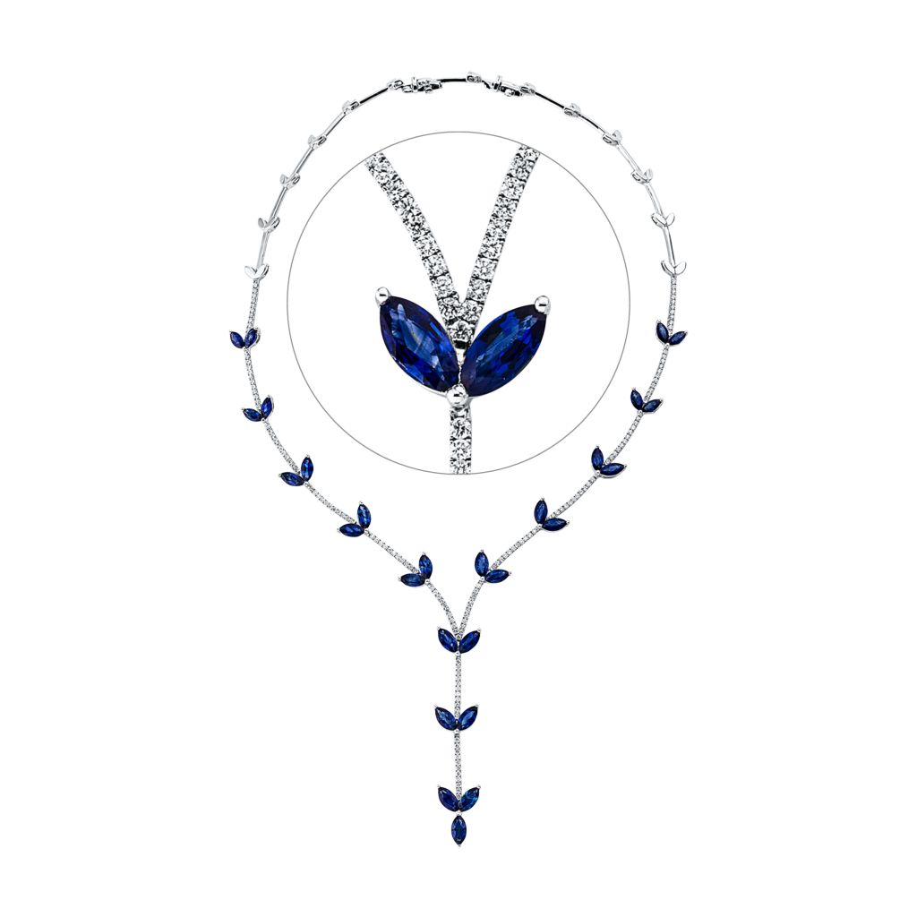 Brogle Selection sapphire necklace Brogle Selection sapphire necklace