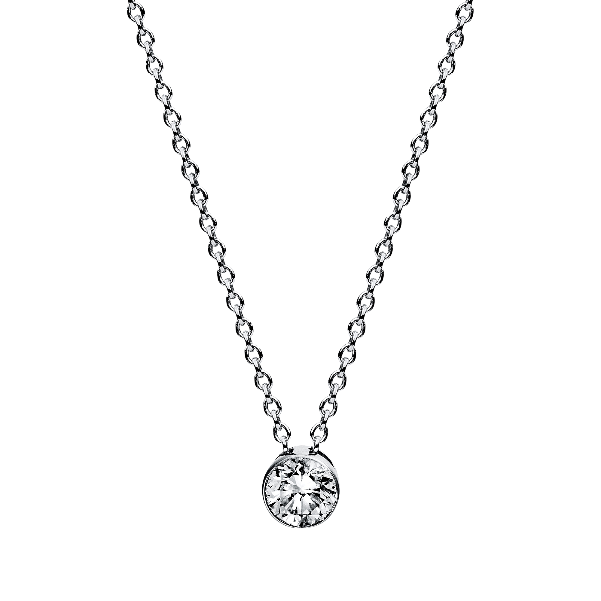 Brogle Selection necklace with pendant Sophie up to 0.25 carat Brogle Selection necklace with pendant Sophie up to 0.25 carat